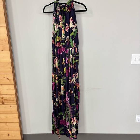 Karen Millen The Atelier High Neck Sleeveless Floral Jumpsuit Size 14 - Picture 5 of 10